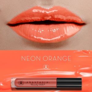 🆕 Anastasia NEON ORANGE Lip Gloss ABH